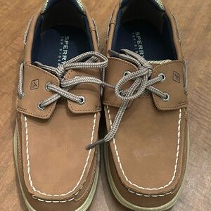 Sperry Brown Leather Boat Shoes